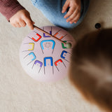 TAMBÚ SUMMER LAVENDER - Tambor de Lengüetas para Niños | Tambor Musical Educativo