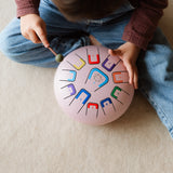TAMBÚ SUMMER LAVENDER - Tambor de Lengüetas para Niños | Tambor Musical Educativo